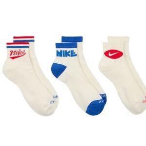 NWT Nike Unisex Ankle Socks - 3 Pack